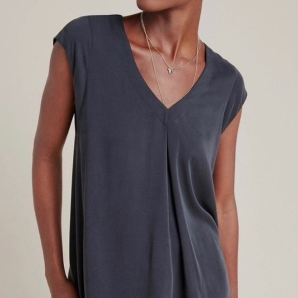 Anthropologie MAEVE - Ally Cupro Tunic Top - Picture 2 of 10